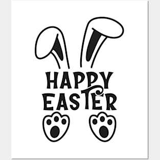 Easter For Kids Easter Bunny Ears Posters and Art